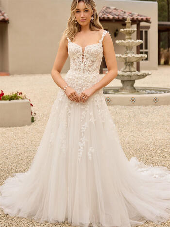 Graceful Appliqué Bridal Gown 2024 Charming A-Line Beach Dress Sexy Spaghetti Straps Floor Length Gowns For Wedding Vestidos De