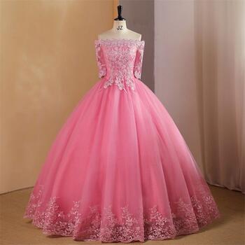 Off Shoulder Birthday Party Dress Classic Quinceanera Dresses Formal Prom Ball Gown Graduation Dress Sonhar Vestidos Plus Size