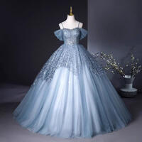 Ball Gown Quinceanera Dresses Spaghetti Straps Tulle Sequins Prom Birthday Party Gowns Formal Vestido De 15 Anos Sweet 16