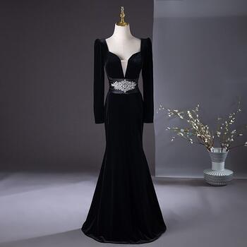 Sonhar Vestidos Full Sleeve Party Dress Classic Quinceanera Dresses Elegant Mermaid Birthday Dress Plus Size 2024 Summer New
